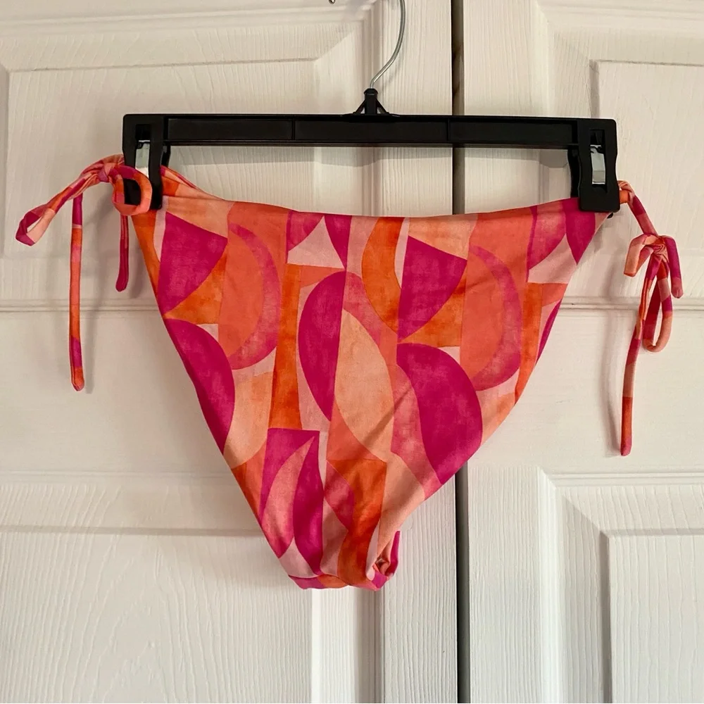 Peixoto Fifi Seashell Print Triangle Bikini‎ Bottom Grapefruit Grove MEDIUM